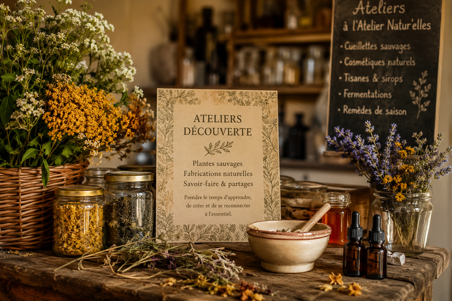 Ateliers découverte autour des plantes